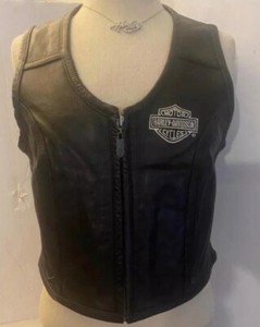 Gilet Cuir Femme HARLEY-DAVIDSON XS - Victory Lane, Comme Neuf 🏍️