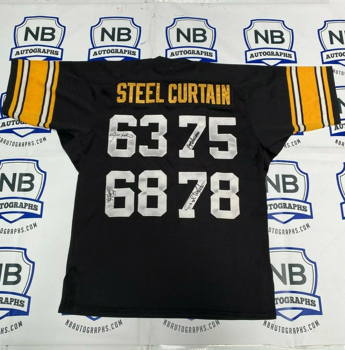 Steel Curtain Pittsburgh Steelers Signed 4x Jersey Greene