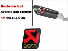 Akrapovic Exhaust Stickers Pipe Decals Racing Sticker Heat Resistant Moto Emblem