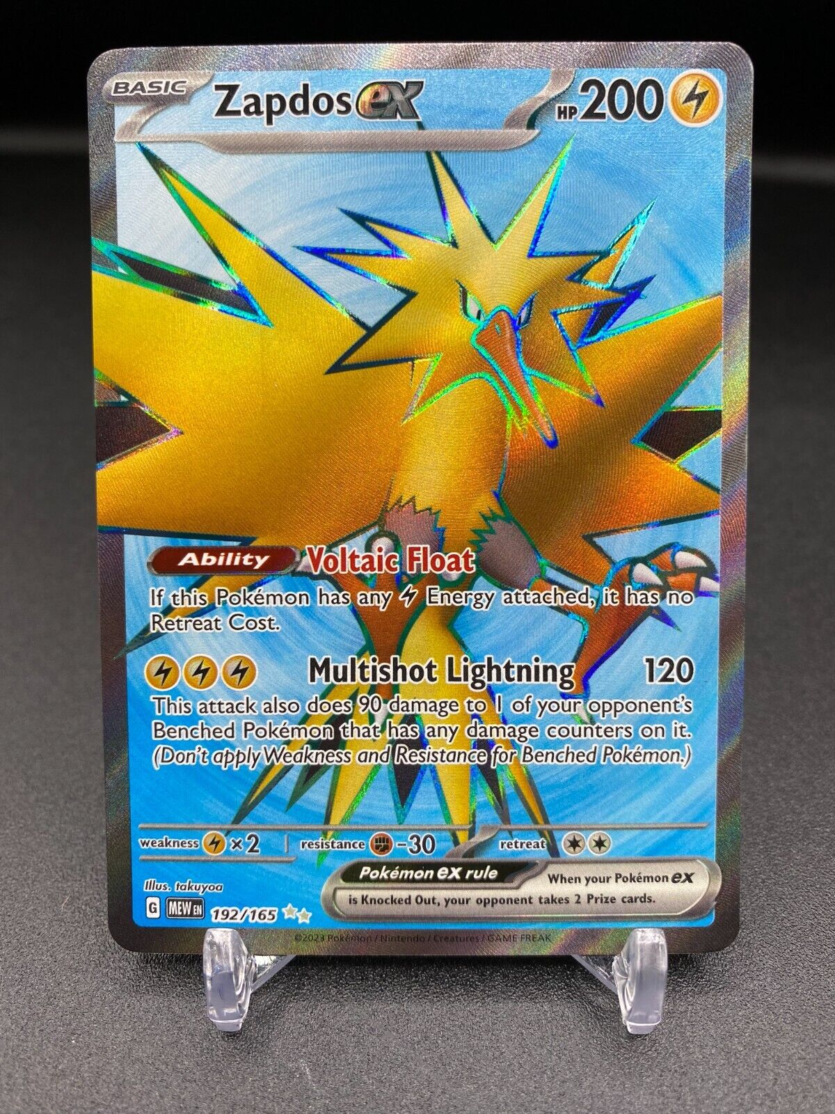 Arte especial de Zapdos ex e mais revelado na coleção Pokémon Card