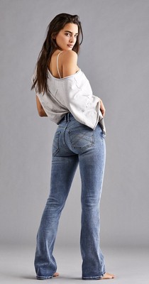 Shayla Bootcut Blue Jeans Stretch 