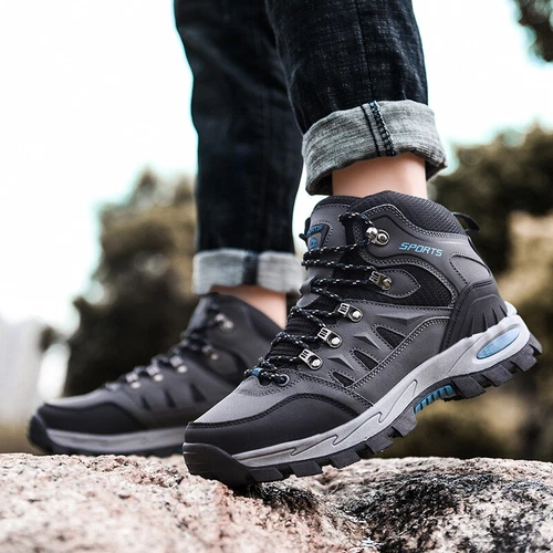 Herren Trekkingschuhe Sneaker Outdoor Wanderschuhe Sportschuhe Schnürschuhe - Bild 8 von 15