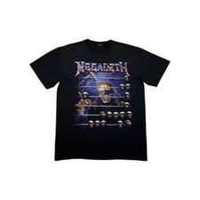 Vintage Megadeth Countdown to Extinction Lightning Skulls Grunge Band T-Shirt