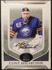 2020-21 20/21 SP Signatures Edition Legends Silver Script #220 Clint Malarchuk