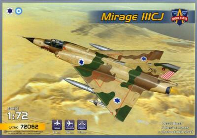 Modelsvit Models 1/72 DASSAULT MIRAGE IIICJ Isreali & Argentine Jet Fighter