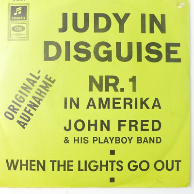 John Fred & His Playboy Band Judy in Disguise 1968 Columbia C23693 H-25743