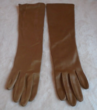 Vintage Hansen Womens Alanon Gloves Brown Soft Size 6.5 Made in Italy