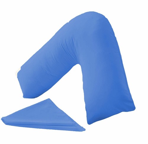 V SHAPED PILLOW CASE COVER ORTHOPEDIC SUPPORT NURSING PREGNANCY MATERNITY COVER - Picture 16 of 23