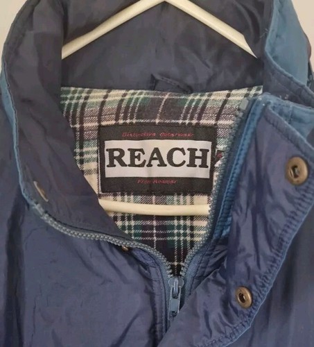 Ladies Blue Waterproof Jacket Size XL By Reach - Picture 7 of 8