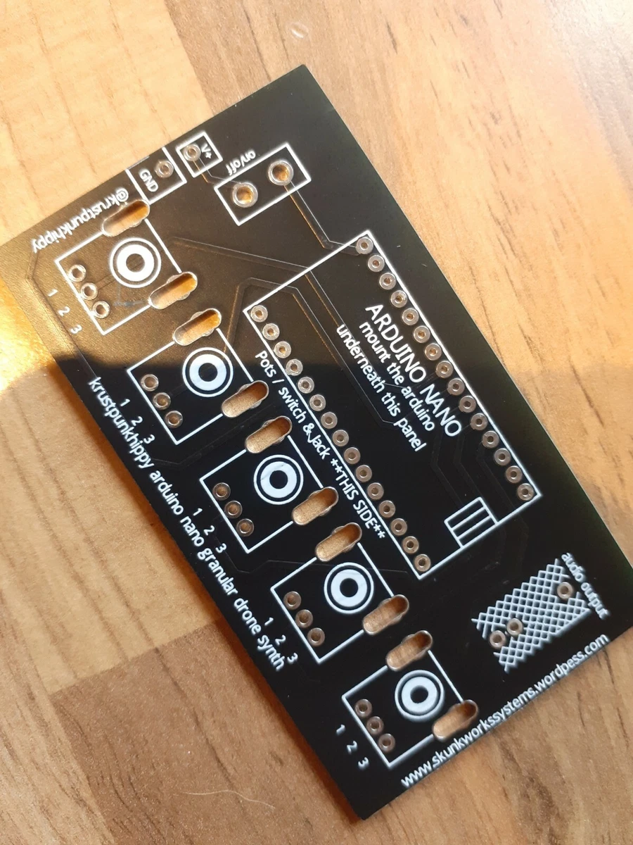 Granular drone Synth Pcb synth diy eurorack lunetta etc