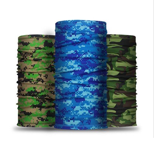 4x Ghetta Collo Maschera Viso Bandana Sciarpa Traspirante Riutilizzabile Balaclava Copricapo - Foto 5 di 15