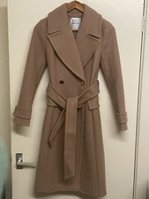 Forever New Stella Long Wrap Coat Camel. Size 6
