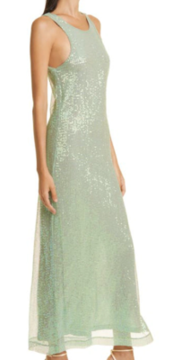 bytimo green dress byTiMo - Kjoler - Plissé Maxi Dress - Green Roses main image 0