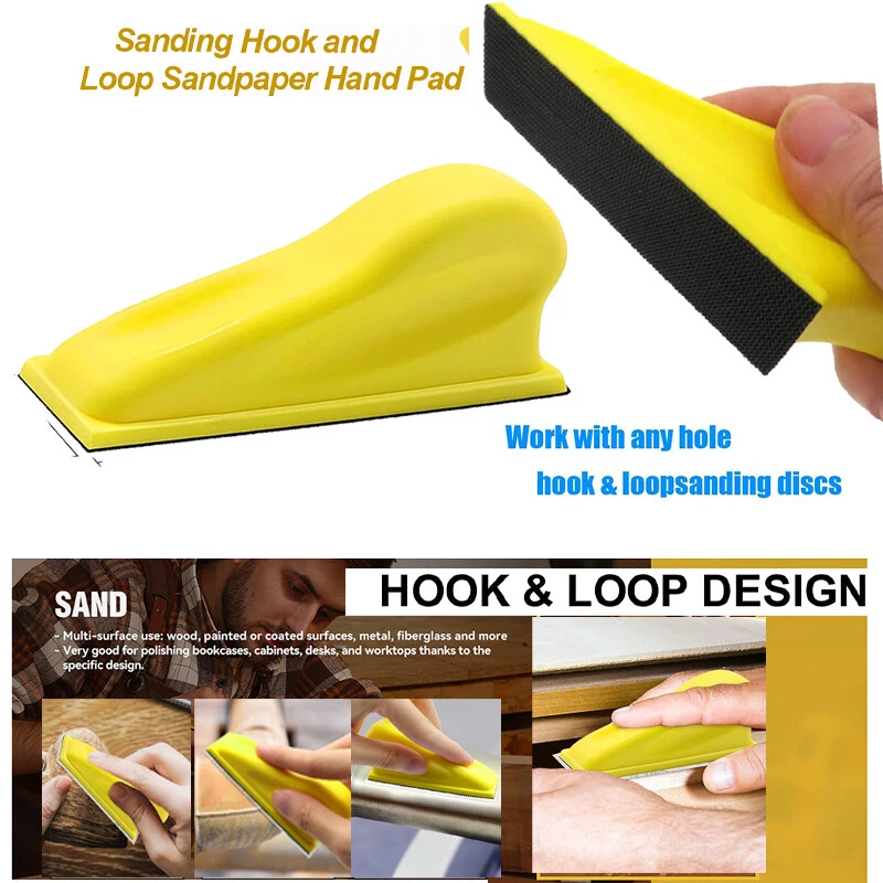 Hook loop clearance sandpaper