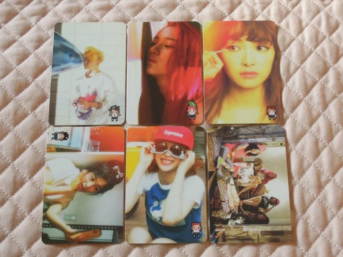 f(x) FX 2nd Album Pink Tape Photocard Set KPOP Amber Krystal Victoria Luna Sulli