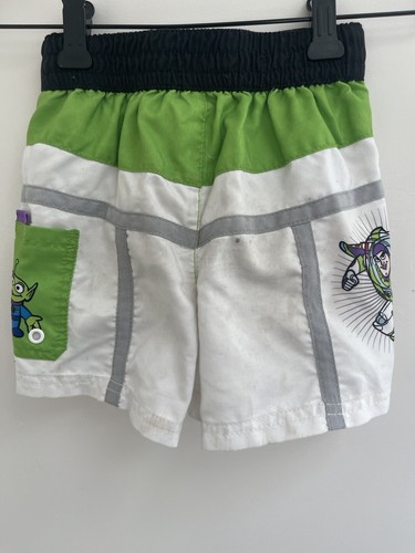 Disney Toddler Boys Buzz Lightyear Elastic Waist Pull On Swim Trunks Multi Sz 3 - Picture 5 of 5