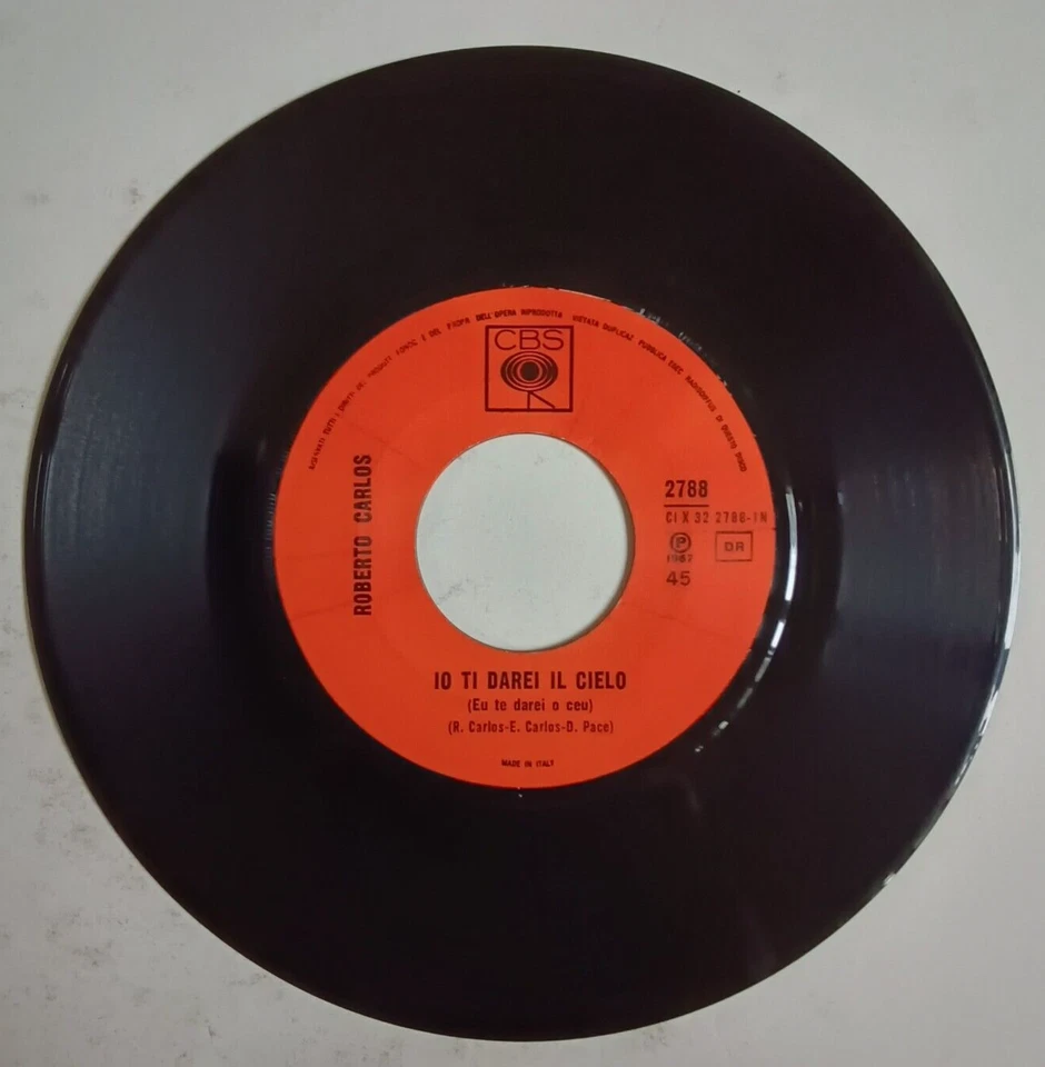 ROBERTO CARLOS -LA DONNA DI UN AMICO MIO- 1967 ITALIAN 7" SINGLE PS, LATIN POP - Image 4 of 4