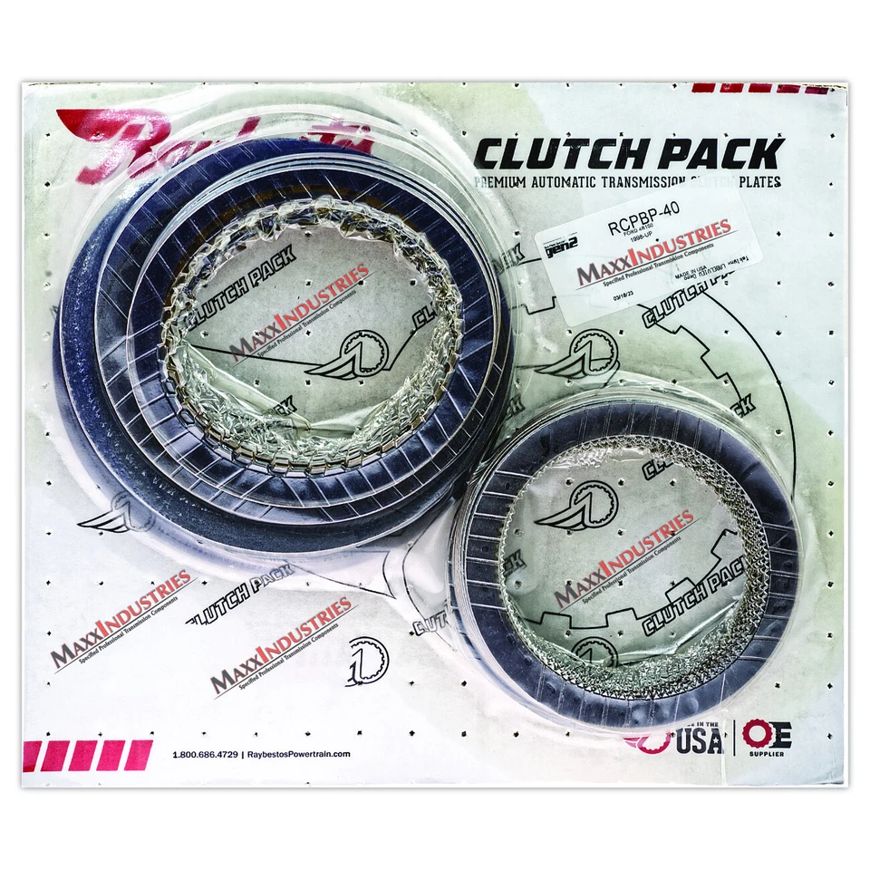 4R100 Transmission HP Friction Clutch Kit GEN 2 Blue 1998-ON Raybestos RCPBP-40 - Image 4 of 4