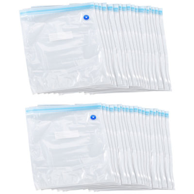 Rosenstein & Söhne 20er-Mega-Pack Vakuumierbeutel, je 34 x 30 cm, 2er-Set