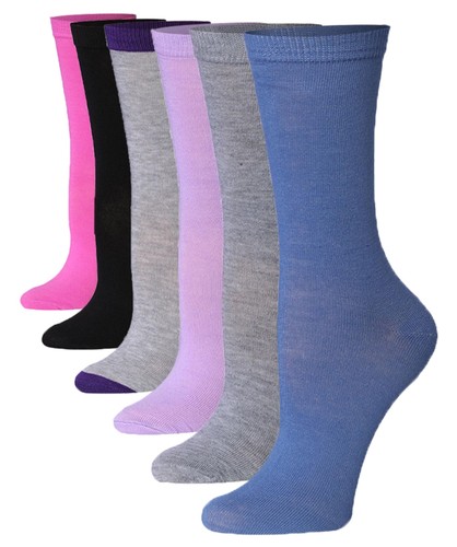 Tipi Toe Damen 6er-Pack lustige Neuheit bunt gemusterte Crew-Anzugsocken - Bild 7 von 14