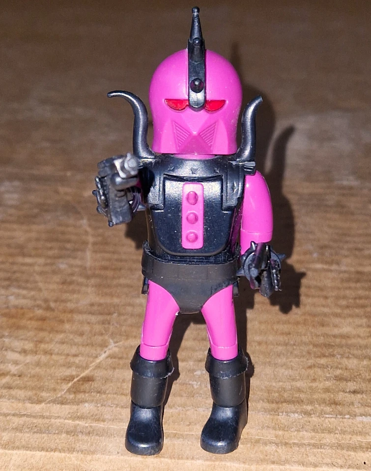Vintage 80's Airgam Boys Super Diabolics Comics RANK Bootleg  K/O Figure - Image 3 of 4