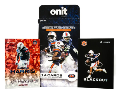    Pick your single card 2023 ONIT Auburn University Tigers Football   