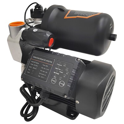 Self Priming Water Pressure Booster Pump with Digital Display 2.0m³/h 220V 400W