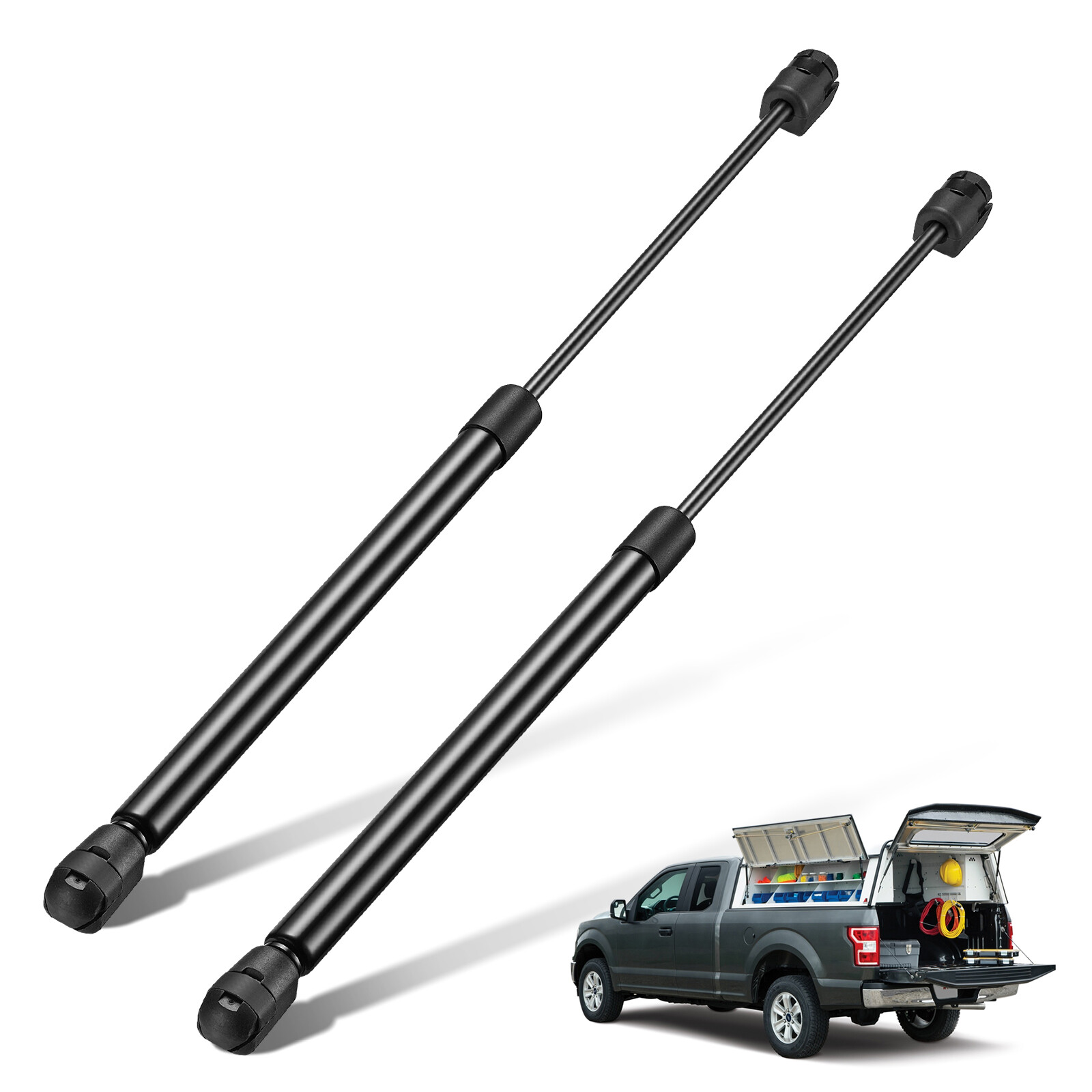 SX172P10 Qty (2) 17inch 10lb/44N Gas Shock Strut Lift Support for Truck Pickup
