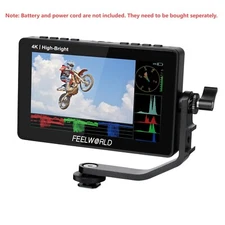 FEELWORLD F5 PROX 5.5 in DSLR Camera Field Monitor HD 1600nits Bright Touch HDMI