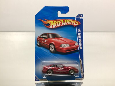 HOT WHEELS R7530 FORD MUSTANG '92 NITTO -RED 3inch- GOOD IN BLISTER - A008