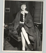 MORGAN EUNA Sports CHARLIE McCARTHY Coat Made From REDWOOD, SF, CA Pr Photo 1942