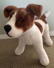 Melissa and Doug Jack Russell Terrier Realistic Plush Stuffed Animal Puppy Dog