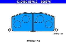 ATE Disc Brake Pad Set For TOYOTA Camry Carina II Celica Corolla FX 04465-10040