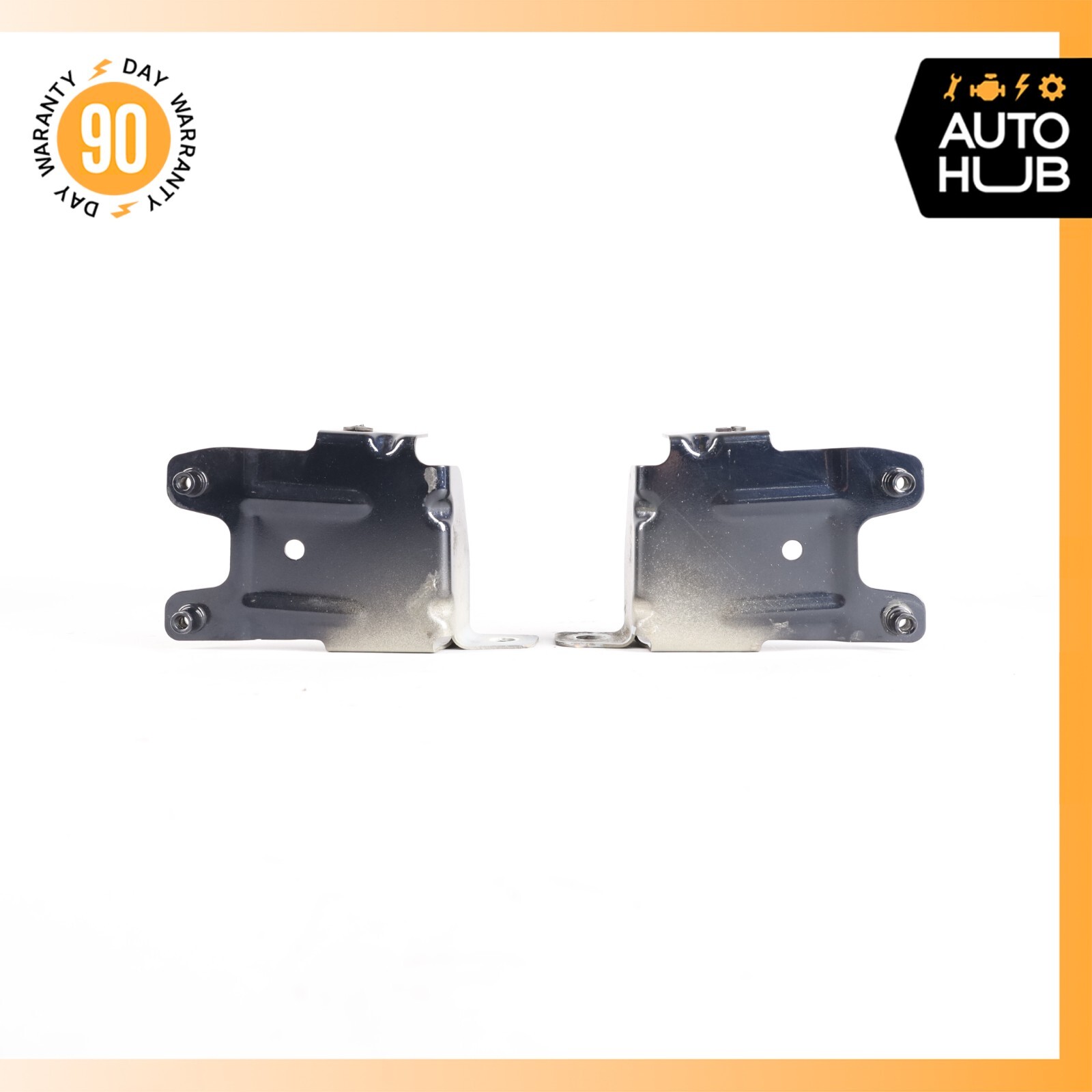 12-18 Bentley Continental GTC Front Left & Right Lower Fender Brackets Set OEM