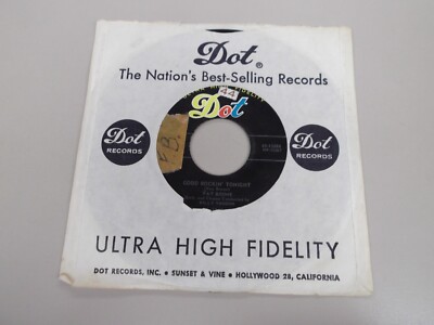 Pat Boone - Good Rockin' Tonight / With The Wind And Rain In Your Hair - DOT VG