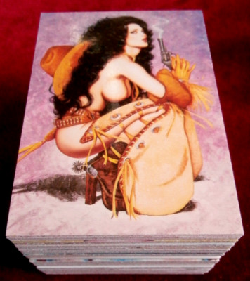 Olivia '98 - komplettes VINTAGE Basisset (72 Karten) - Comicbilder 1998