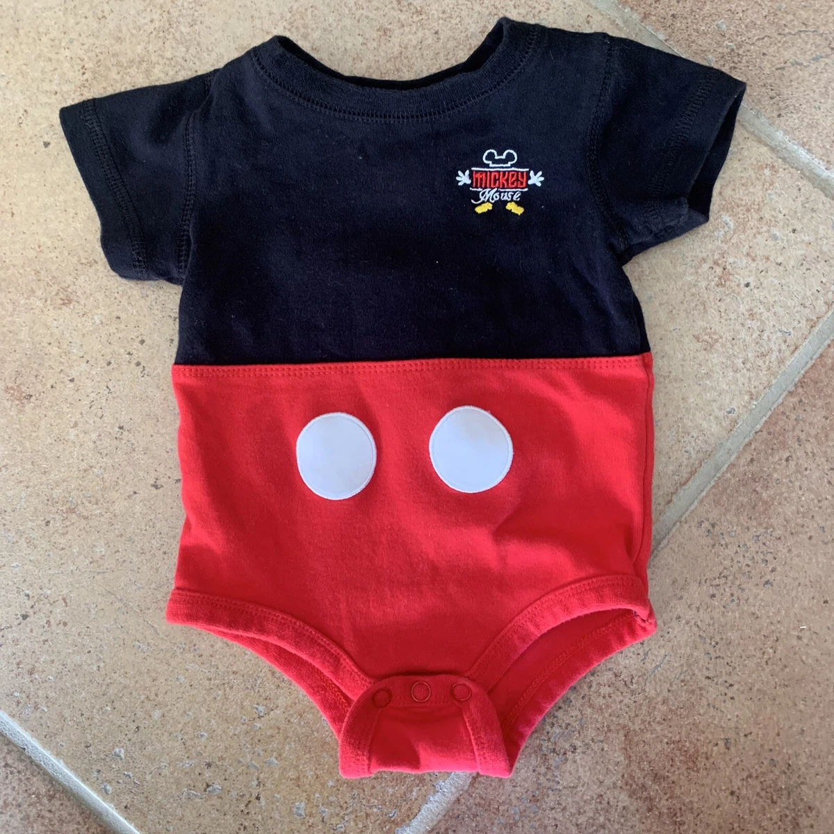 Disney Parks WALT DISNEY WORLD Baby Bodysuit One Piece Mickey