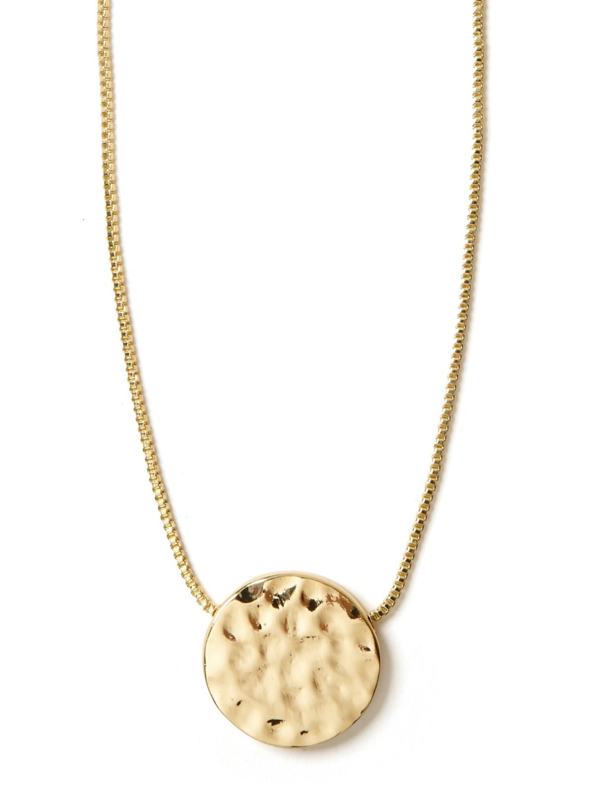 Banana Republic Women's Hammered Pendant Short Necklace NWT 45.00 eBay