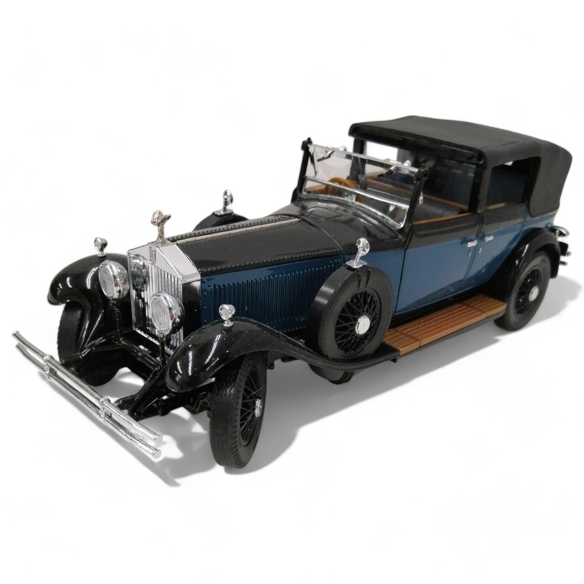 自動車 FRANKLIN MINT 1/24 1929 ROLLS-ROYCE 1/24 SCALE 1929 ROLLS-ROYCE PHANTOM I VINTAGE BLUE FRANKLIN
