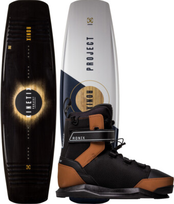 RONIX Wakeboard Set Wakeboardbindung KINETIK SPRINGBOX 2 144 2023 inkl. DIPLOMAT