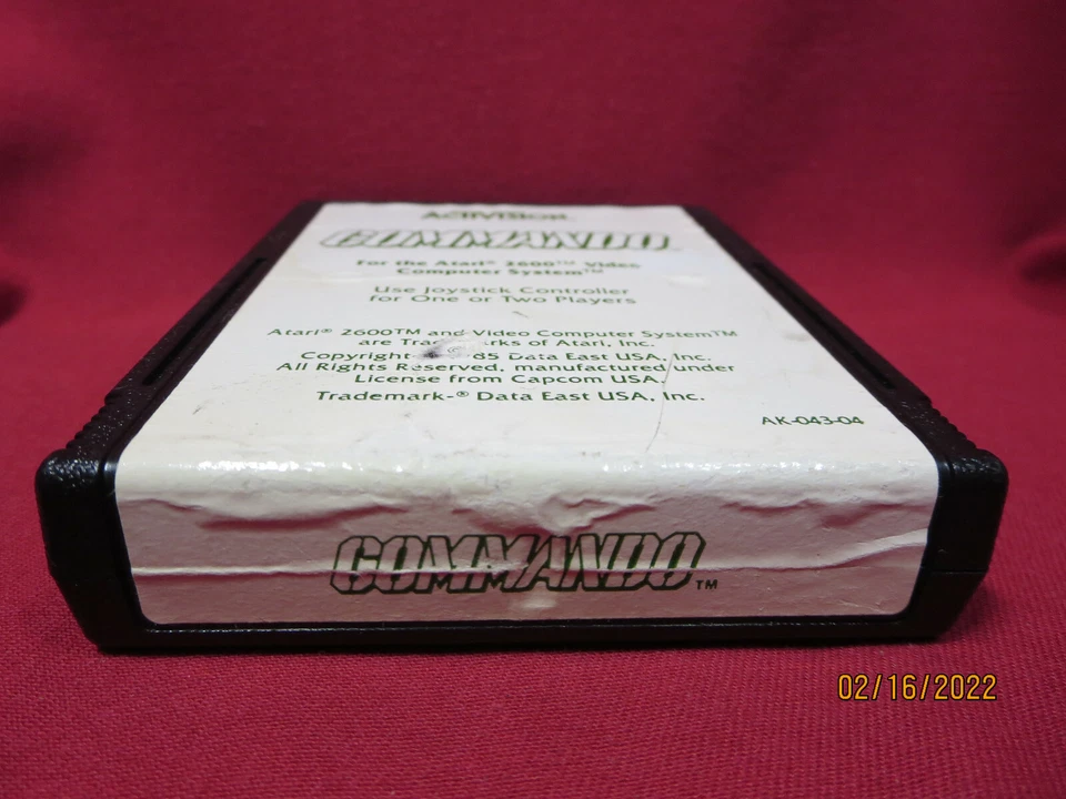 Commando 1985 Atari 2600 Activision - Image 3 of 3