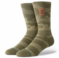 Stance MLB Kansas City Royals Camo Utility Crew Socks Men  s Size Medium 6 - 8.5