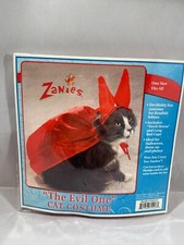 The Evil One Cat Costume by Zanies New Halloween One Size Devilishly Fun Style