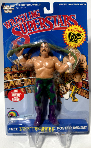 WWF LJN Wrestling Superstars Jake The Snake Robert...