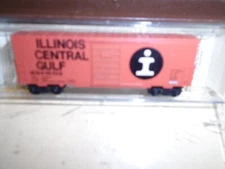 MICRO-TRAINS #24070 40' STD W/O ROOFWALK BOXCAR-ILLINOIS CENTRAL GULF #416108 N