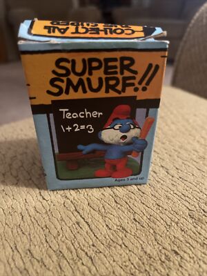 vintage papa smurf Super Schlumpf art -Nr 4.0224 Schiech 7070