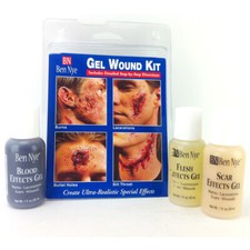 Ben Nye Effects Gel Wound Kit 1 fl oz bottles effects Makeup GE-10