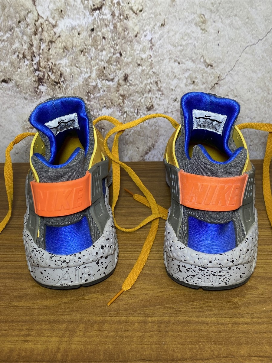 Nike Air Huarache SE ACG Running Shoes Men 10 Gold Leaf Hyper Cobalt 852628-700‎ Size 10 - Nike Air Huarache SE ACG - Gold Leaf/Hyper Cobalt  main image 3