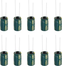 6.3V 2200uF 10x16mm Aluminum High Frequency Electrolytic Capacitors