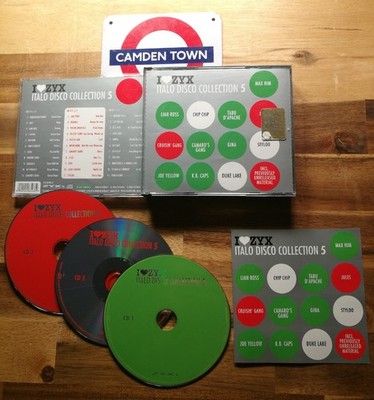I Love Zyx Italo Disco Collection Vol. 05 Max Him/Lian Ross/Styloo 3X Cd Neuwertig
